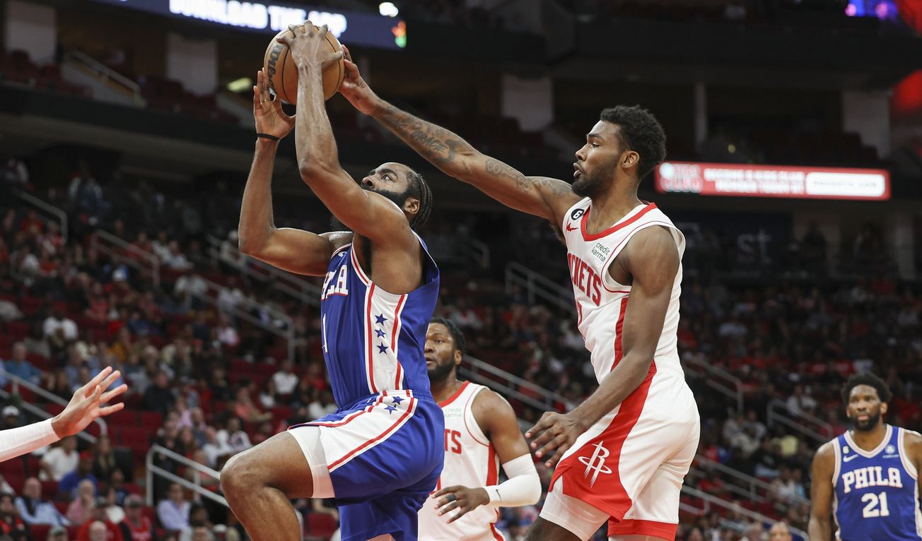 Sixers drop third straight, fall to Rockets 132-123 in 2OT